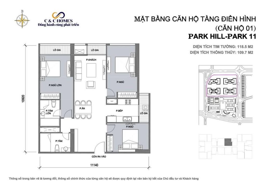 Bán Căn Hộ 3PN Times City 118.5m² - View Bể Bơi, Giá Tốt