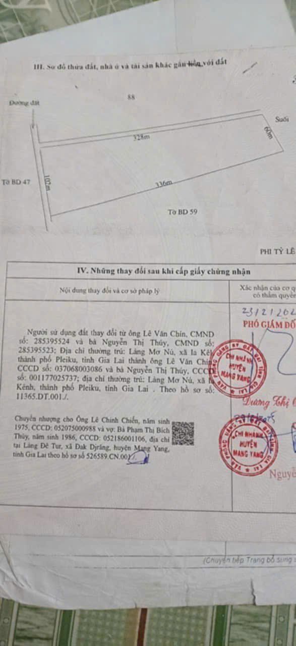 Bán Gấp Đất Vườn Đăk Đoa, Gia Lai - 3ha Mặt Tiền 102m Đường Bê Tông, 6.2 Tỷ