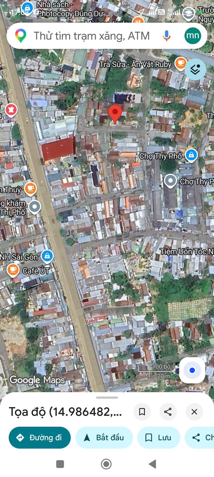 Nhà 1 Lầu 185m² Trong Chợ Thi Phổ, Đức Phổ - Giá 1.05 Tỷ