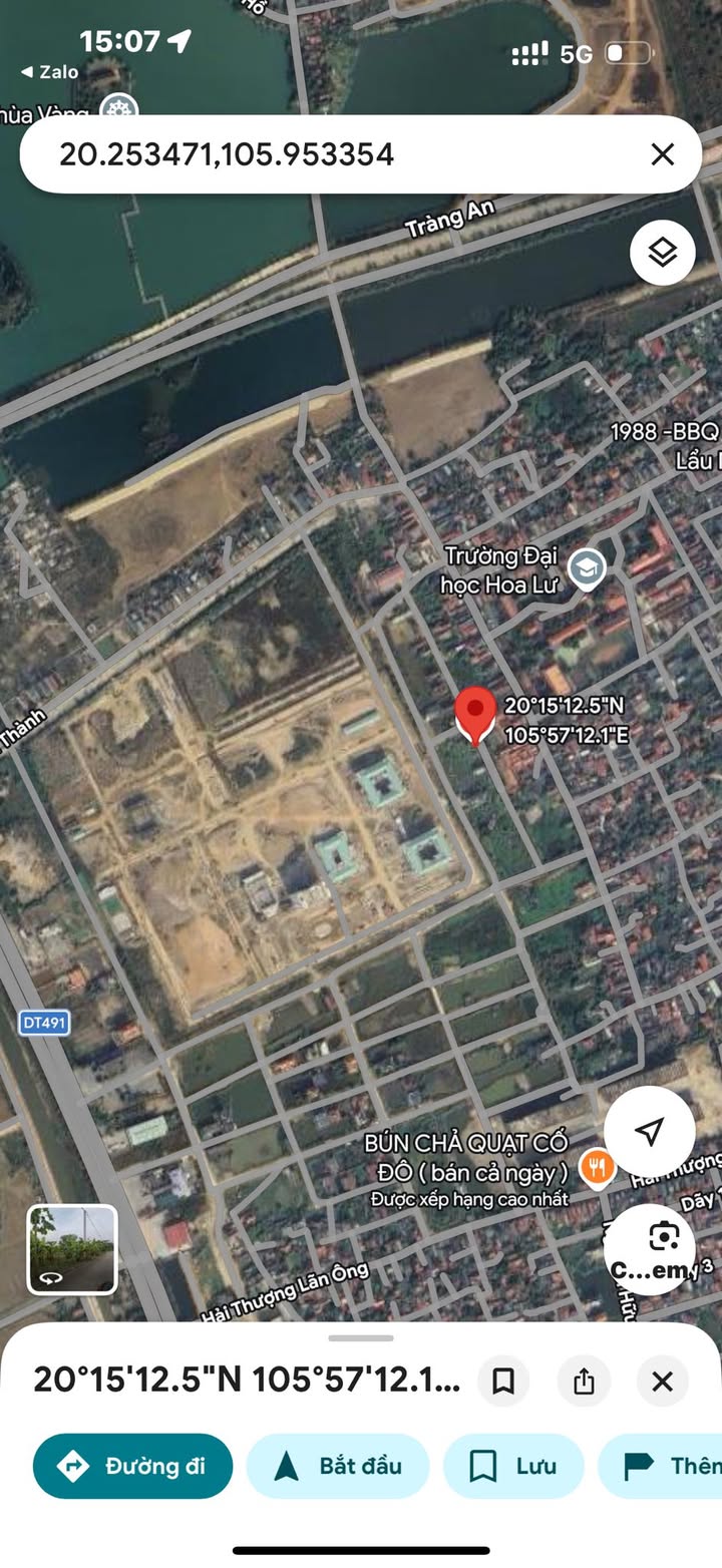 Đất Nền Nam Đại học Hoa Lư 100m² - Hướng Nam, Giá Tốt