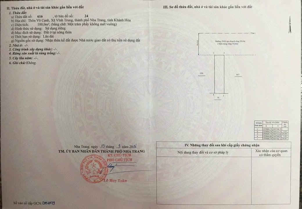 Đất Vàng 100m² Mặt Tiền 23/10, Nha Trang - Kinh Doanh Đắc Lợi