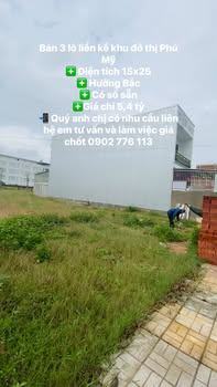 Đất Nền Phú Mỹ Quảng Ngãi 375m² - Sổ Đỏ Sẵn, Giá 5.4 Tỷ