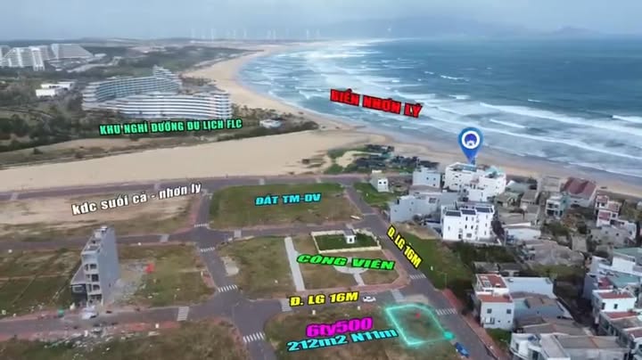 Bán Gấp Lô Góc 212m² Hướng Biển Quy Nhơn - View FLC Lý Tưởng
