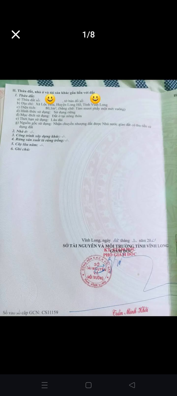 Đất Nền Vĩnh Long 80m² Full Thổ Cư - Giá 700 Triệu, Đường Ô Tô