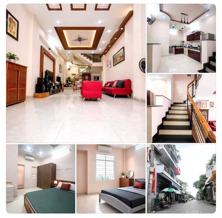 Nhà Mặt Tiền Kinh Doanh Đường 8M, Bình Tân - 78m², 4 Tầng, Giá 7.3 Tỷ