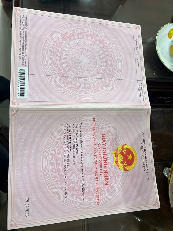 Bán đất Vị trí Vàng Quy Nhơn - Sổ đỏ 51m² - Giá 2.5 tỷ