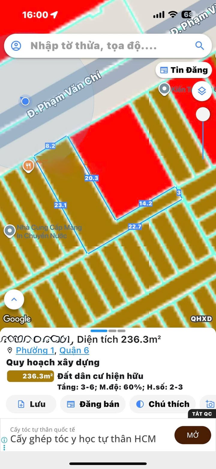 Mặt Tiền Kinh Doanh 236m² Quận 6 - Giá 70 Triệu/Tháng - Vị Trí Vàng