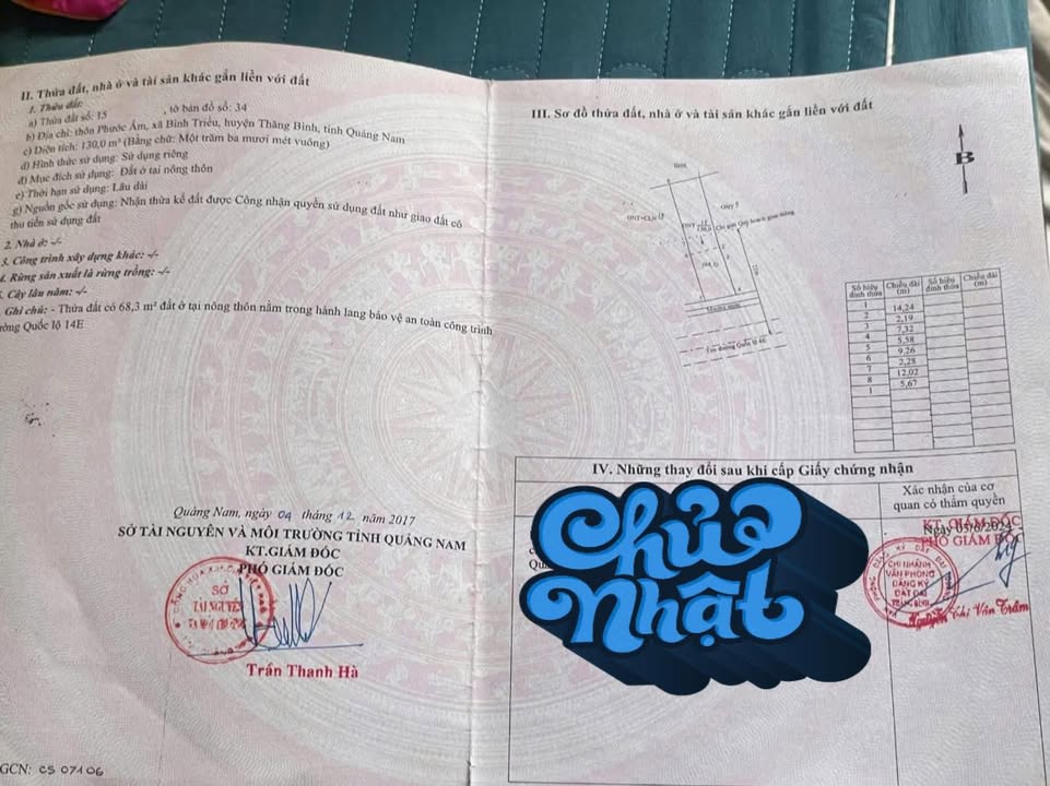 Nhà Cấp 4 Mặt Tiền QL14E, Quảng Nam - 130m² Sổ Hồng Riêng, Giá 1 Tỷ