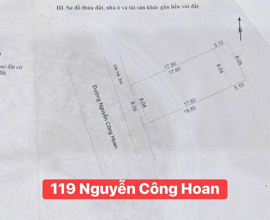 Đất nền 172m² Nguyễn Công Hoan, Đà Nẵng - Tách 2 lô, 20-30tr/tháng dòng tiền