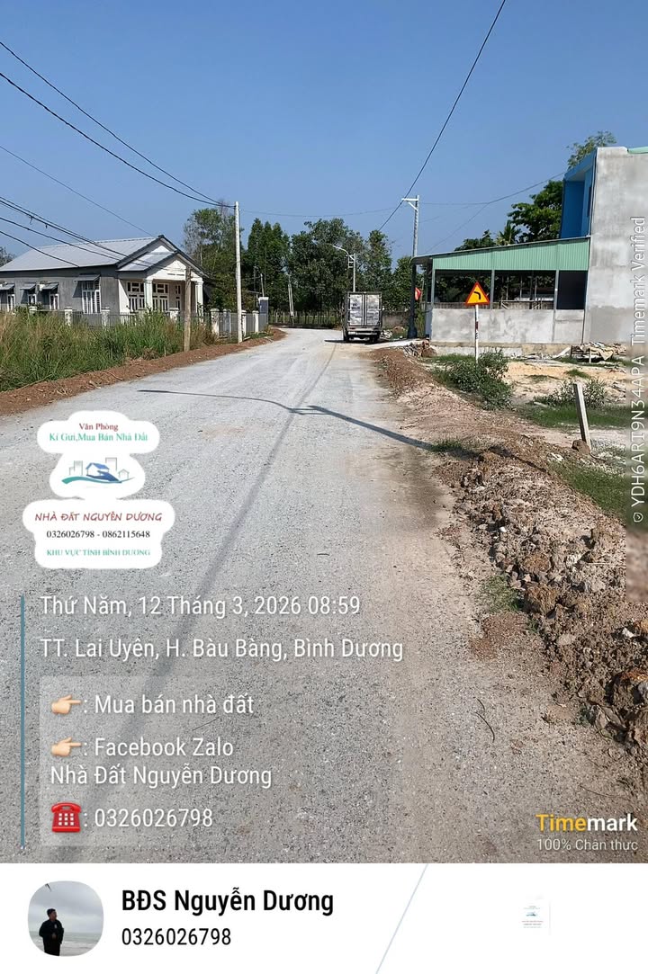 Bán Đất Lai Uyên Bàu Bàng 185m² - Sát KCN, Dân Đông