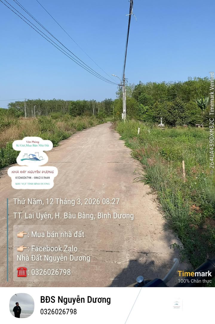 Đất Nền Lai Uyên 370m² - Đối Diện Chợ, Sổ Hồng Sẵn Sàng