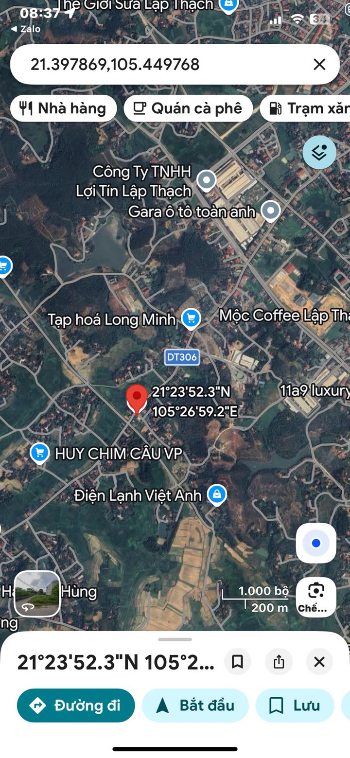 Bán Gấp Đất Nền 200m² Tỉnh Lộ 306 Sông Lô - Hai Mặt Tiền