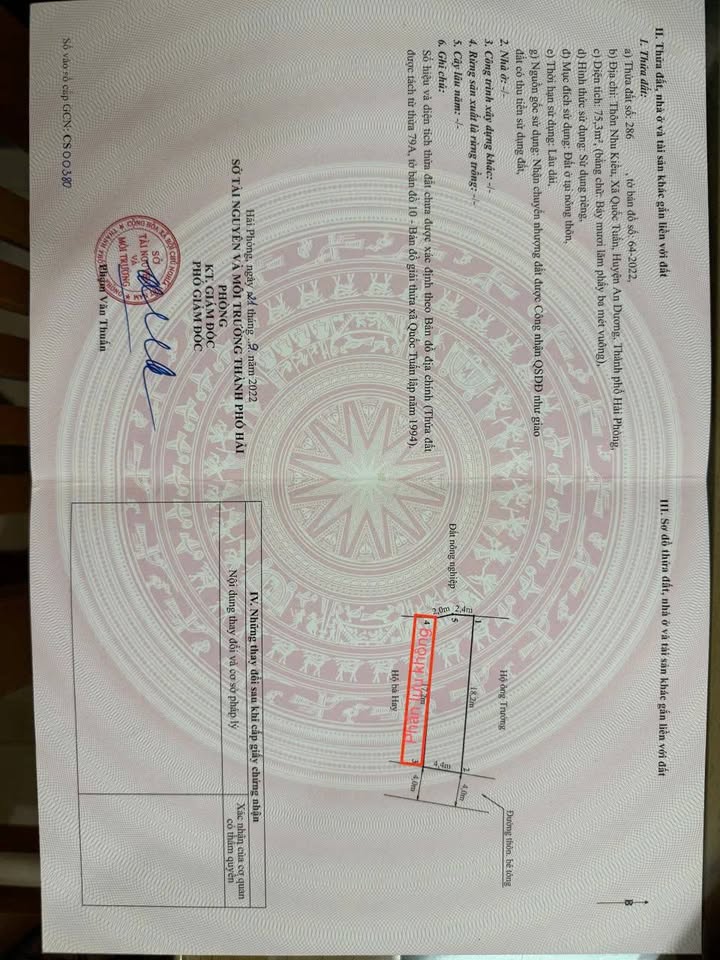 Đất Nền 75m² Ngay Chợ Đặng Cương, An Dương - Tặng Kèm 25m² Vườn Riêng