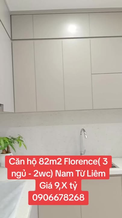 Chung cư Florence Mỹ Đình 83m² 3PN - Giá 9.x Tỷ - Sẵn Sàng Ở Ngay