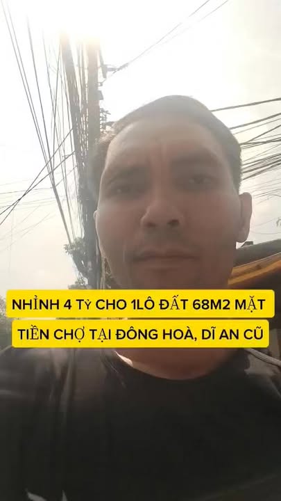 Mặt Tiền Chợ Đông Hòa, Dĩ An - 68m² Giá Tốt 4 Tỷ