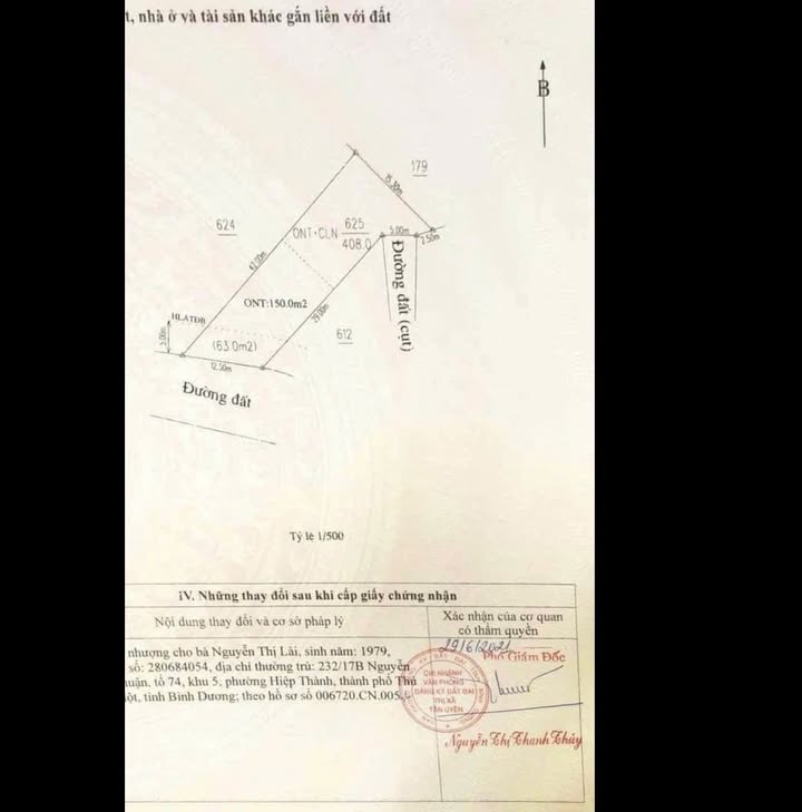 Đất Nền Vĩnh Tân Tân Uyên 480m² - Giá 2 Tỷ, Sổ Thổ Cư