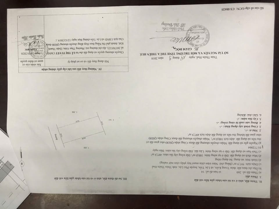 Đất Nền Phú Lộc, Huế - 600m² Giá 700 Triệu, Sẵn Sổ Đỏ