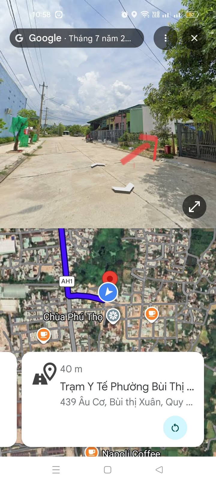 Cho thuê kho/đất 120m² mặt tiền KD, P. Bùi Thị Xuân, Quy Nhơn - Sẵn sàng sử dụng