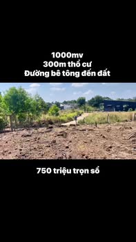 Đất Vườn 1113m² Sổ Đỏ Thổ Cư - Giá 750 Triệu Tại Định Quán