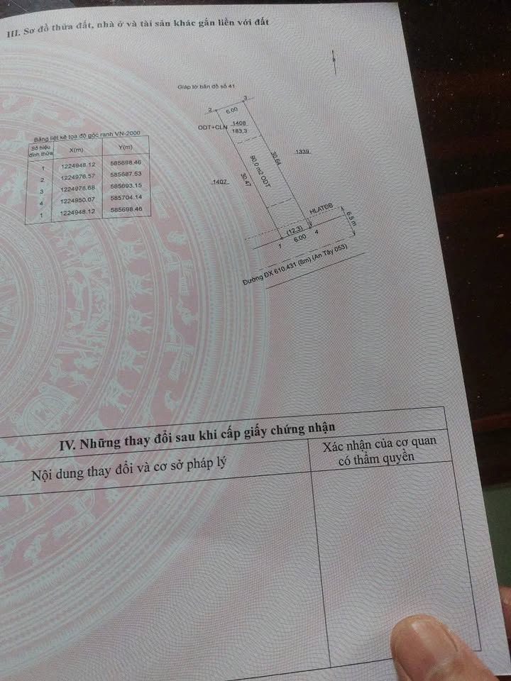 Đất Nền An Tây Bến Cát 180m² - Sổ Hồng Sẵn Sàng - Giá Đầu Tư 1.35 Tỷ