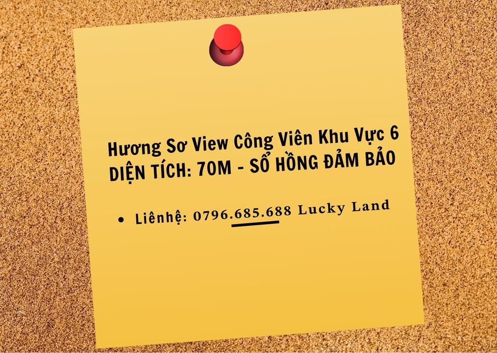 Đất Nền Huế 70m² Đường Bãi Sậy - View Công Viên, Chính Chủ