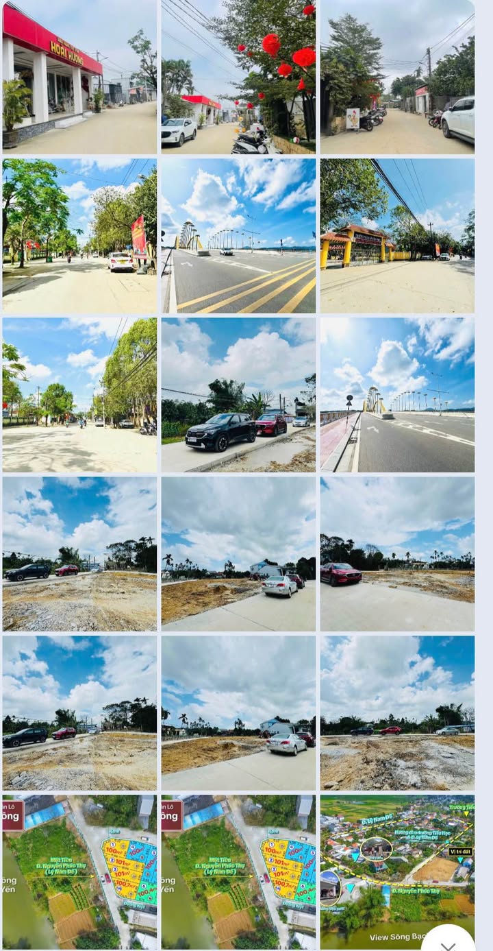 Đất nền Mặt tiền Nguyễn Phúc Thụ, Huế - 100m² Sổ hồng, Giá từ 1.55 tỷ