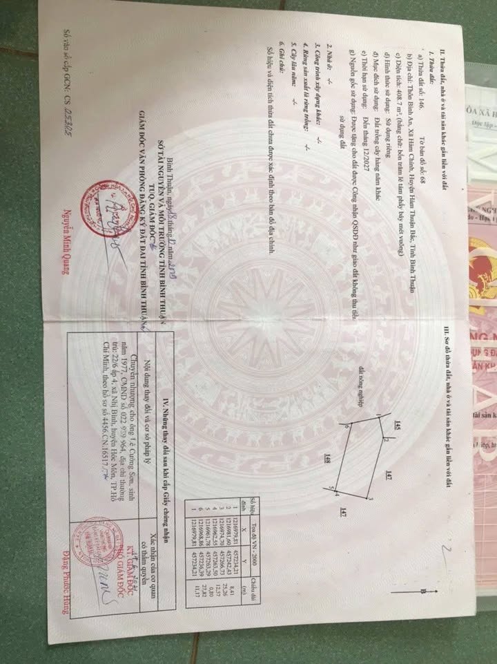 Đất Nền 720m² Thôn Bình An, Tuy Phong - Sổ Hồng Chính Chủ, Giá 640 Triệu