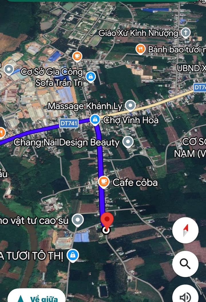 Đất Mặt Tiền KD Phước Vĩnh, Phú Giáo - 460m² - Sổ Đỏ Sẵn Sàng