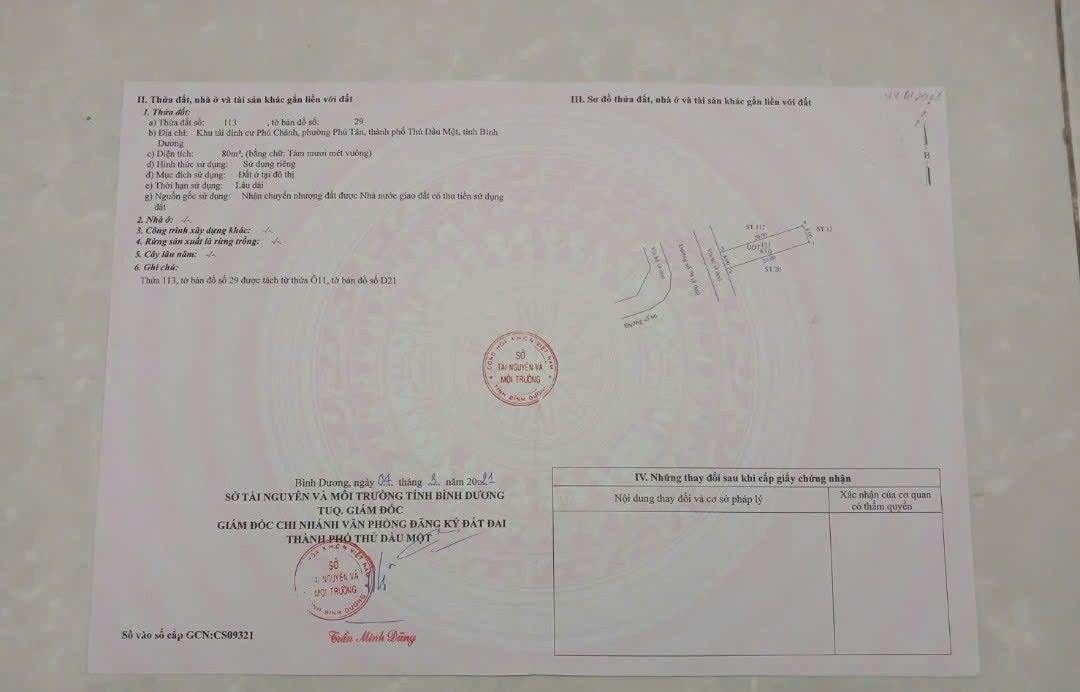 Đất Nền Đường 79 TP. Mới Bình Dương - 80m² Thổ Cư 100% - 2.2 Tỷ