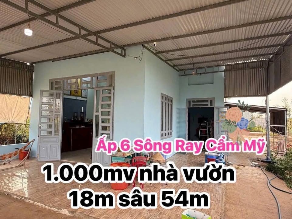 Bán Gấp Đất Vườn 3600m² Tặng Nhà Tại Cẩm Mỹ, Đồng Nai - Giá 1.35 Tỷ