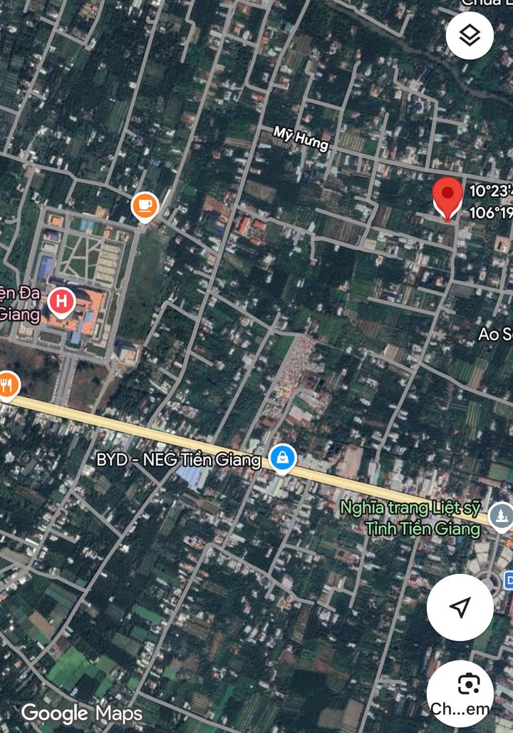 Đất Thổ Cư 100m² Long Hưng, Mỹ Tho - Sổ Đỏ Sẵn Sàng, Giá Chỉ 700 Triệu