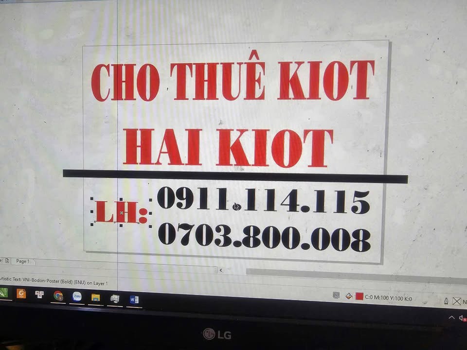Cho thuê 2 kiot thông nhau 2 mặt tiền Xã Phú Vinh, Đồng Nai