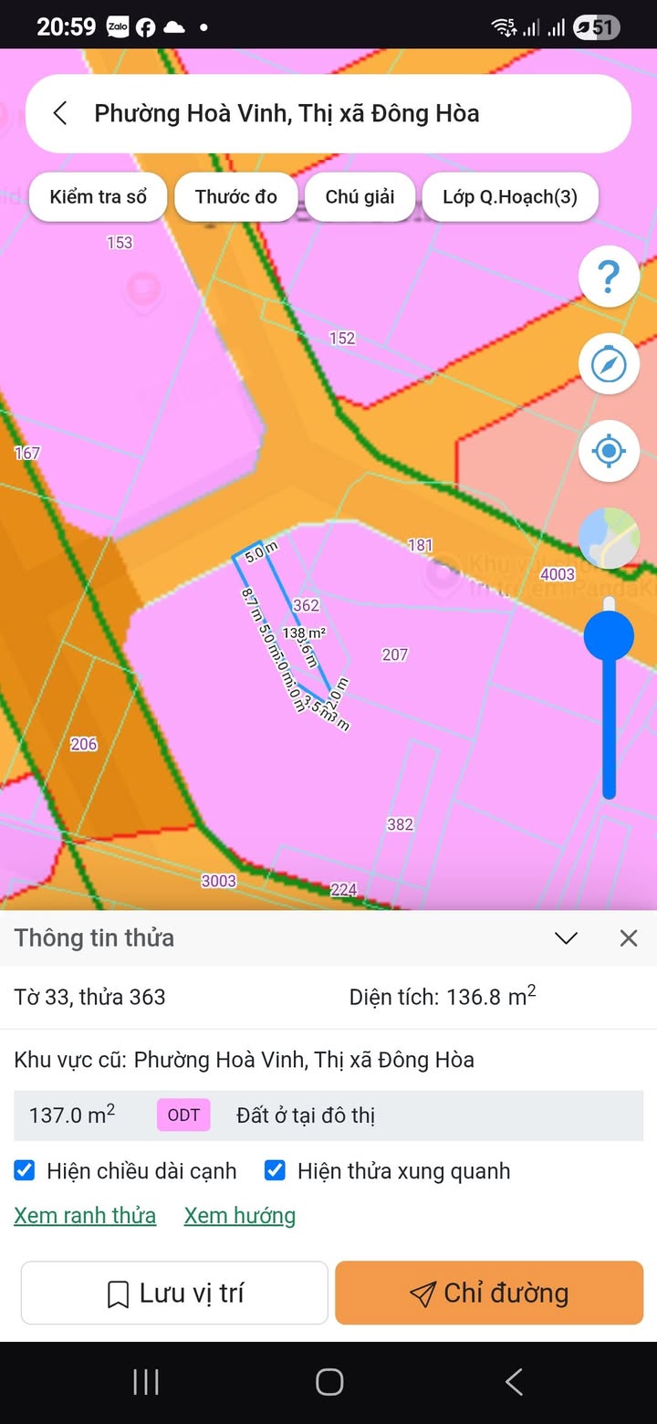 Bán đất khu Cá Koi Dĩ An 138m² - Sổ hồng sẵn, giá 2.1 tỷ