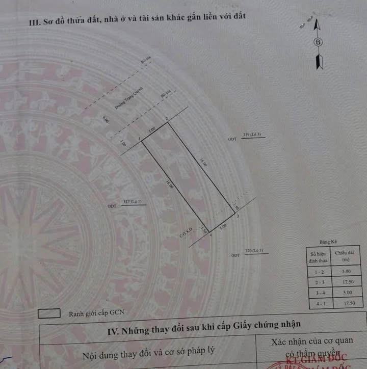 Bán Đất Đường Trạng Quỳnh, Quy Nhơn 87.5m² - Giá 3.85 Tỷ Hướng Tây Bắc