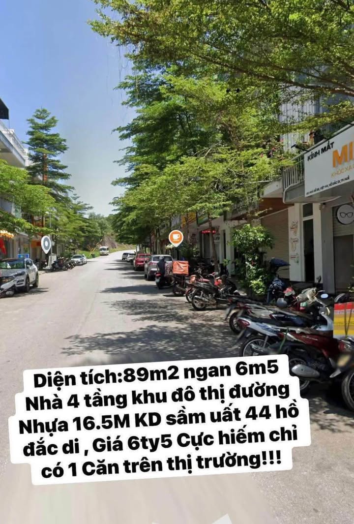Nhà 4 Tầng Mặt Tiền KD Hồ Đắc Di, Huế - 89m², Giá 6.5 Tỷ