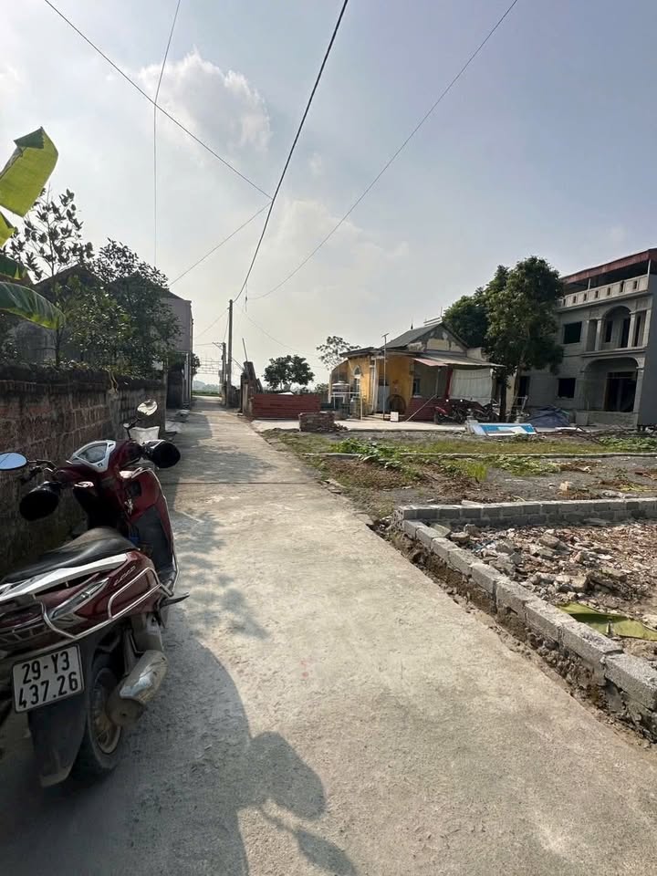 Đất nền 100m² Văn Cao, Ứng Hòa - Sổ hồng thổ cư, ô tô vào tận nơi