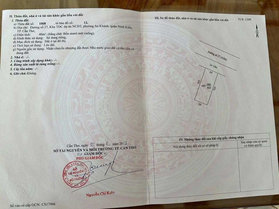 Nhà riêng KDC An Khánh Tân An 40m2 3,2 tỷ - Chính chủ bán