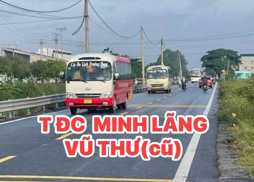 Đất nền TĐC Minh Lãng, Vũ Thư - 108m², mặt tiền 6m, đối diện KCN