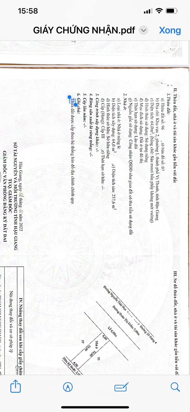 Nhà 1 Trệt 2 Lầu Mặt Tiền Đoàn Thị Điểm, Vị Thanh - Kinh Doanh Đắc Lợi