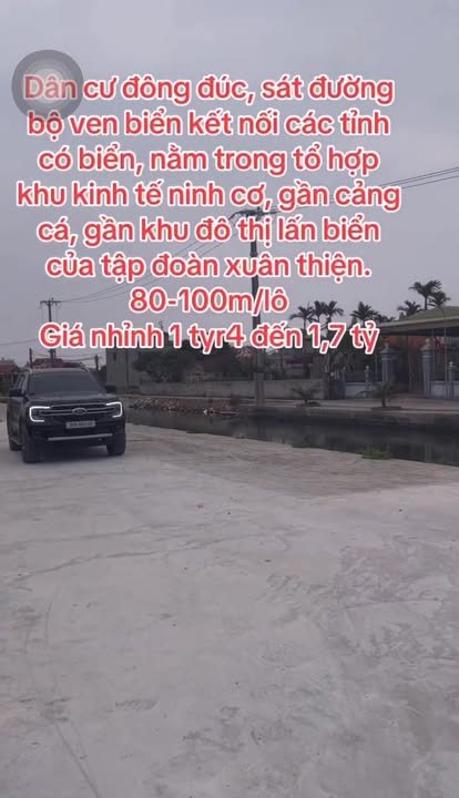 Đất nền ven biển Nam Định - 90m² giá chỉ từ 1.4 tỷ