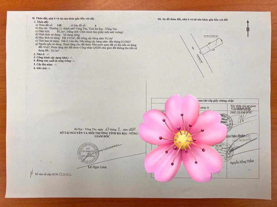 Bán Đất Vũng Tàu 95.1m² - Hẻm Ô Tô Tránh, Sát Mặt Tiền 30/4