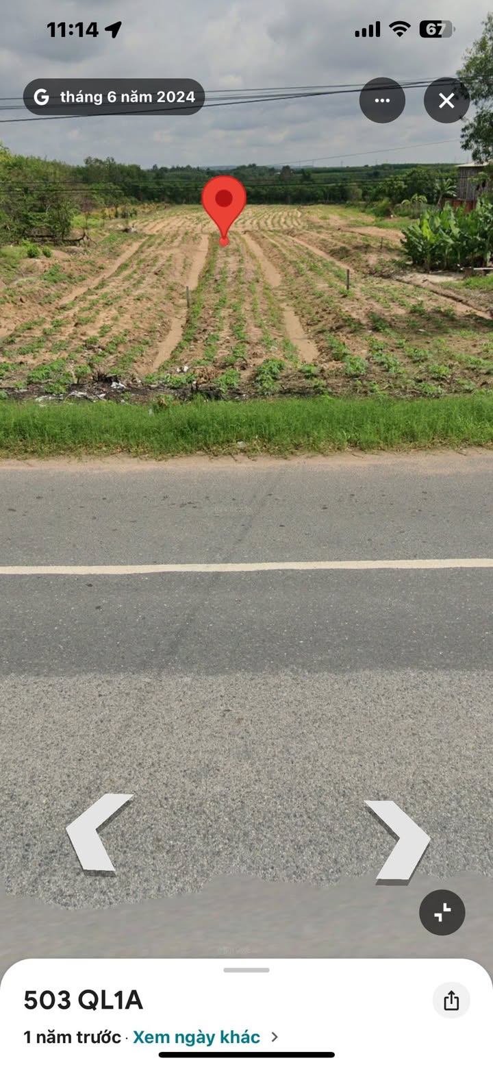 Bán Đất Mặt Tiền Quốc Lộ 1A, Hàm Tân 10.000m² - Cơ Hội Đầu Tư Vàng