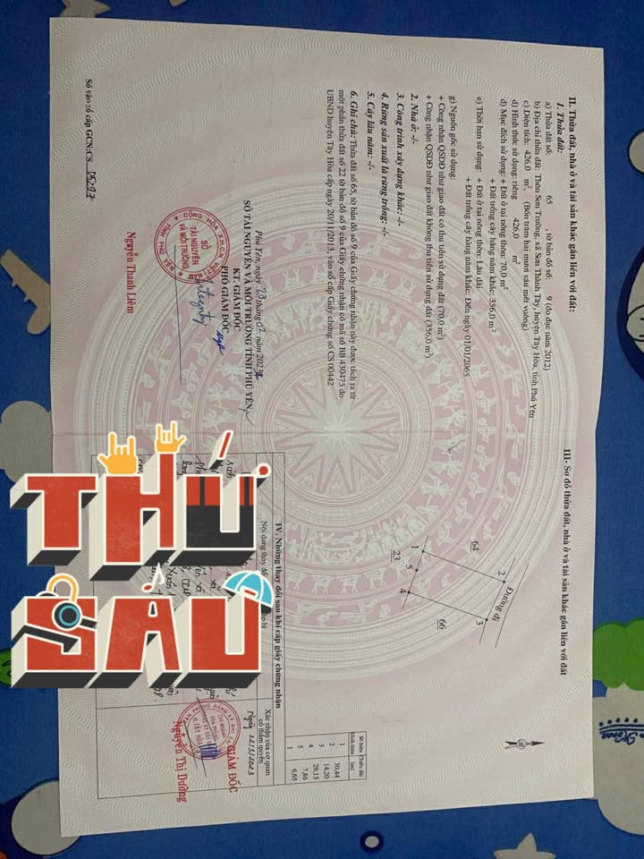 Đất Vườn Phú Yên 420m² - Sổ Thổ Cư, Giá Đầu Tư 3xx Triệu