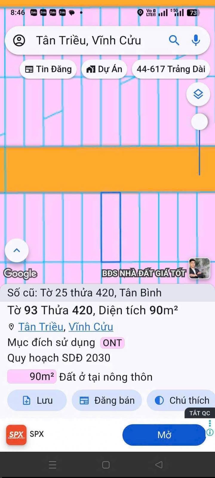 Đất Nền Sổ Hồng 90m² - Khu Dân Cư Lavender, Vĩnh Cửu, Đồng Nai - 1.85 Tỷ