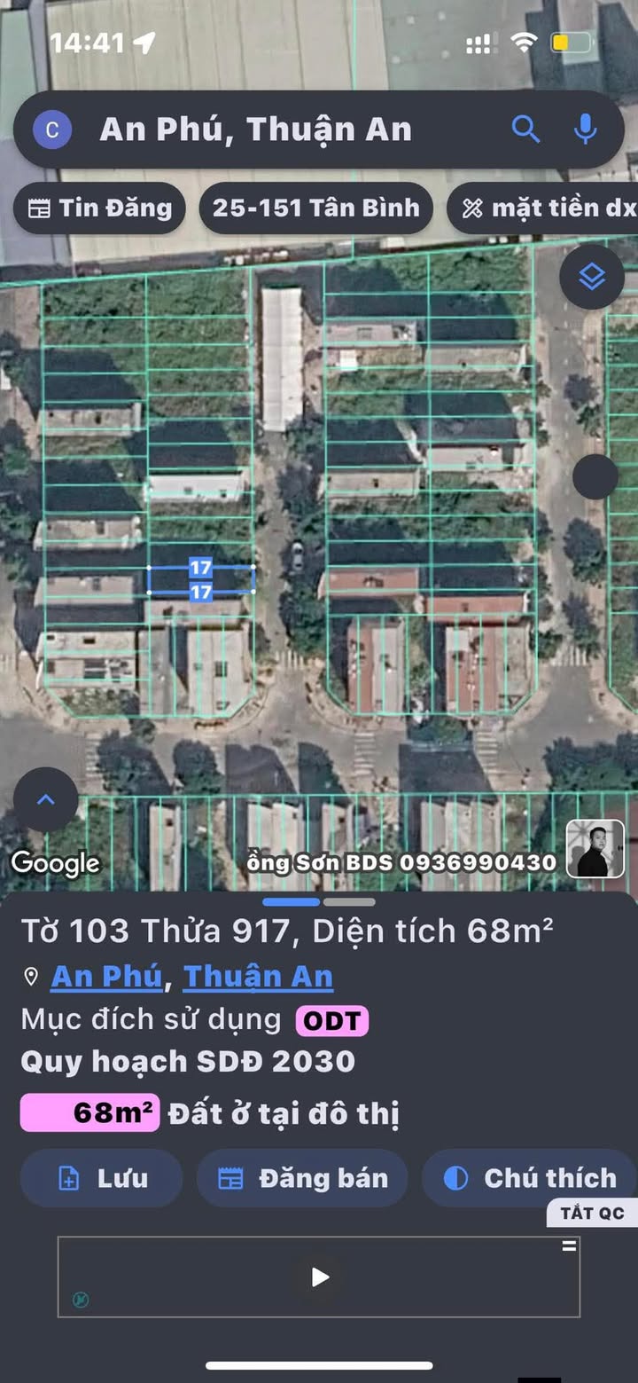 Đất thổ cư 68m² KDC Lê Phong, Thủ Đức - Sổ hồng sẵn, giá 2.5 tỷ