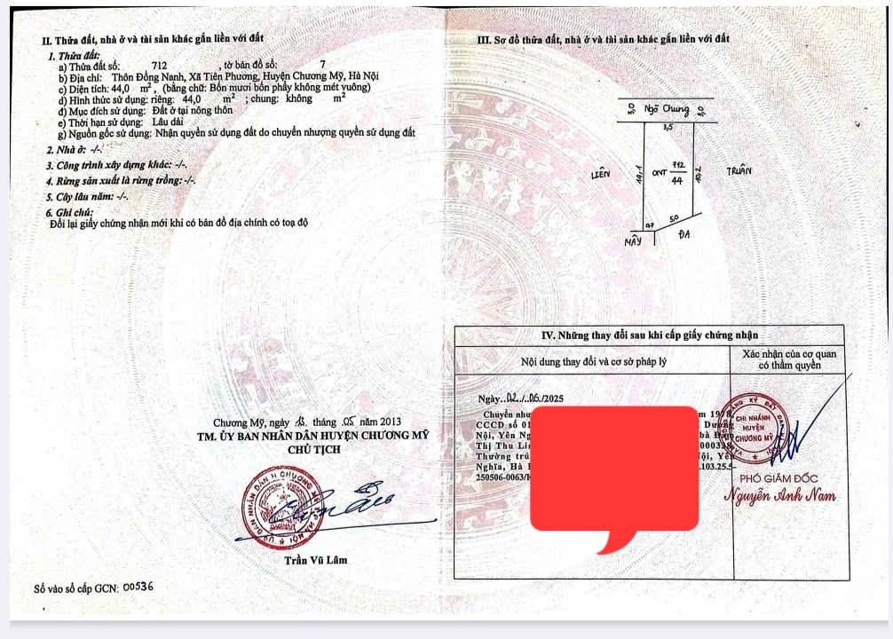 Đất 44m² TT Chúc Sơn - Ô tô vào tận nơi, cách QL6 chỉ 150m