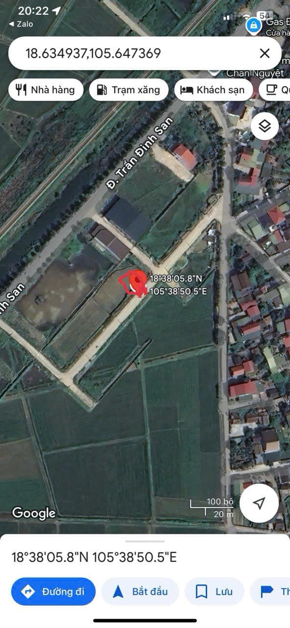 Đất nền 187m² Phường Hưng Đông, TP Vinh - Lối 2 Trần Đinh Xương, Hướng Đông