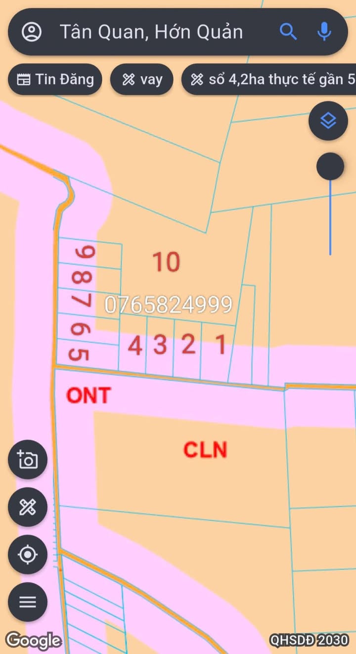 Đất nền 19000m² tại Bến Cát, Bình Dương - Giá 4 tỷ, Sổ đỏ sẵn sàng