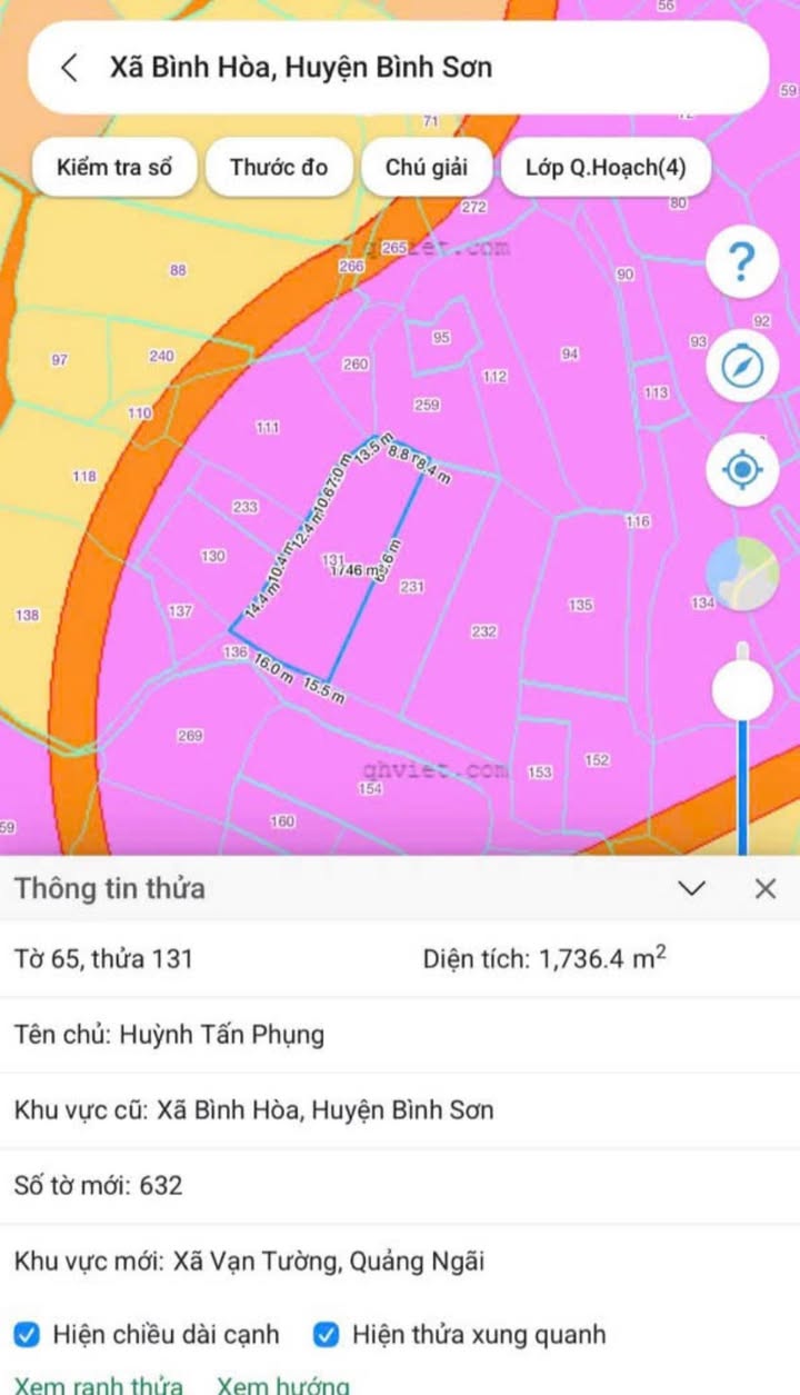 Bán Đất Vườn 10800m² Xã Bình Hòa, Quảng Ngãi - Giá Tốt Kèm Vườn Keo