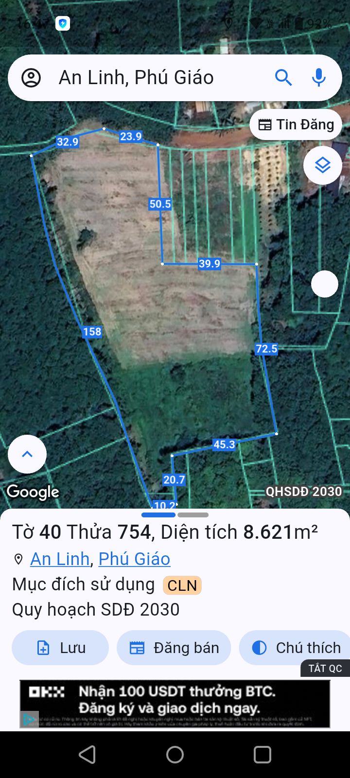 Bán Gấp Đất Vườn 8600m² An Linh, Phú Giáo - Sẵn Điện 3 Pha, Đường 7m